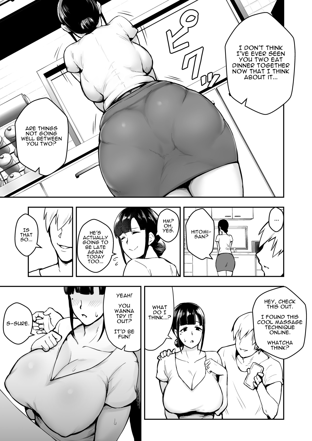 Hentai Manga Comic-Housewife NTR Stealing Hitomi - A Prim And Proper Housewife With Big Tits-Read-5